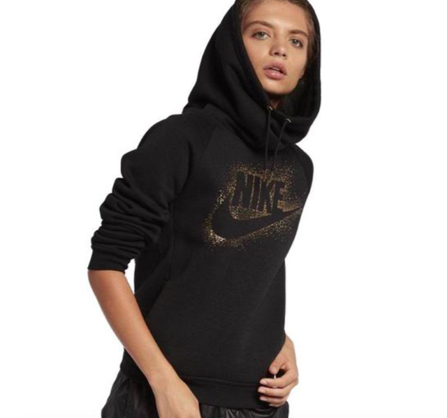 nike funnel neck hoodie