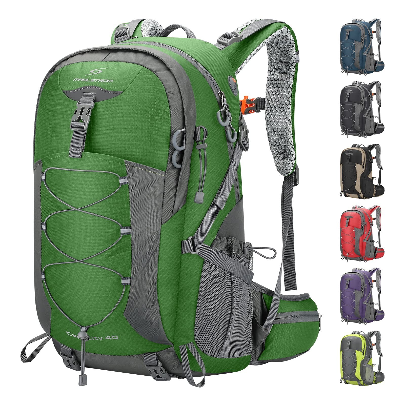 Maelstrom Hiking Backpack,Camping Backpack,40L Waterproof Hiking Daypack with...