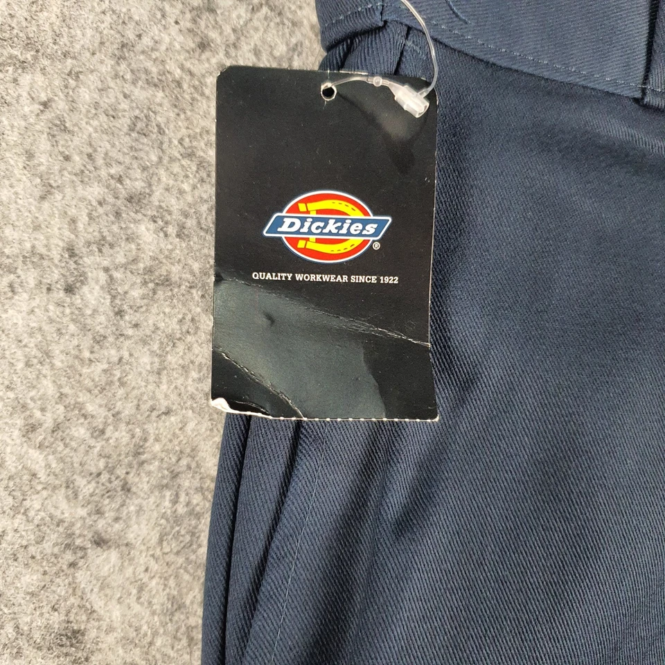 Pantalones Cortos Dickies Para Mujer W26/6 Azul Marino Sarga Trabajo Calce Suelto NUEVO 9023 Foto 2 de 4