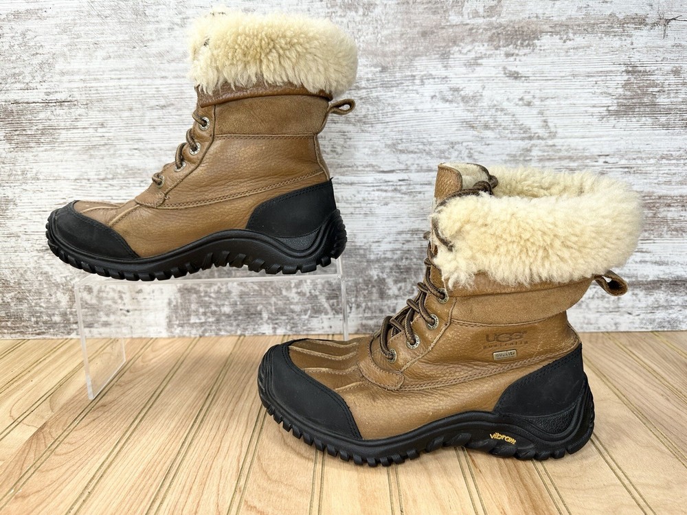 UGG Australia Adirondack II Lace Up Waterproof Boots Brown 5469 Women’s Size 6