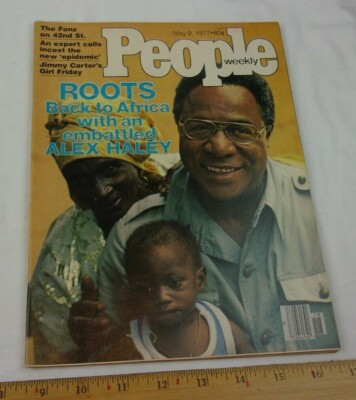Alex Haley ROOTS PEOPLE magazine 1977 NO LABEL Henry Winkler Groucho Marx