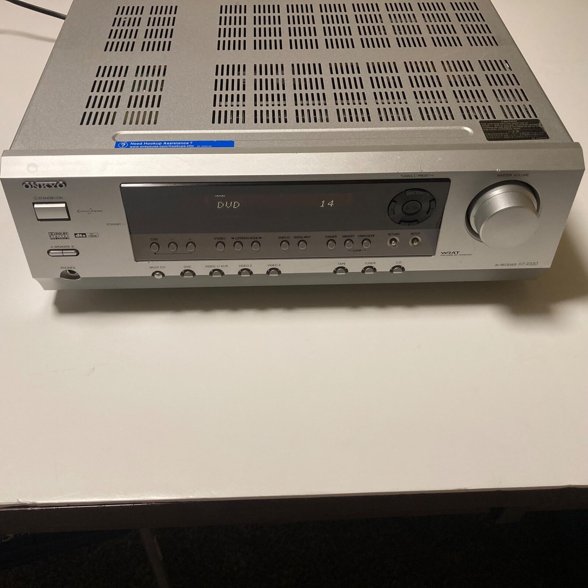 Vintage Onkyo AV Receiver HT R330 w/Onkyo Remote RC-606S Bundle | eBay