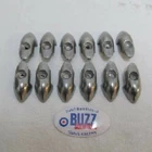 Vespa VBB VLB Floor Channel End Caps x 12 in Ally Alloy 005157
