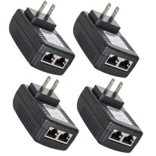 4x POE Injector 48V 0.5A Power Over Ethernet Adapter For POE IP Camera Switch