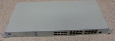 LEVEL ONE FSW-2408TFX 24-Port 10/100Mbps Baseline Switch 2024 RJ45 LAN 