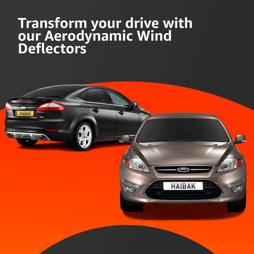  Deflectores de viento 4 piezas Ford Mondeo 2007-2014 5 puertas hatchback/salón Haibak Foto 2 de 4