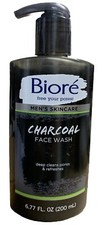 Biore Mens Charcoal Face Wash Deep Cleans Refresh s New