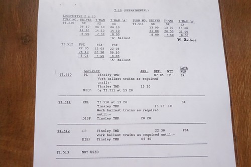 1988 Sheffield Area Tinsley Eastern Region Timetable Railway Fasc Trip Notice - Picture 4 of 6