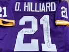 Dalton Hilliard LSU Tigers Custom Signed Autographed Jersey 3xAll-Sec Jsa Cert