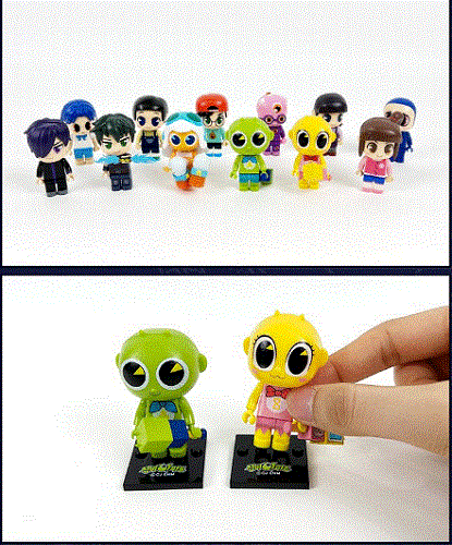 The Haunted House Shinbi Apartment 4 Ghost Z Mini Block Set Figure 12Types/KOREA - Picture 4 of 7