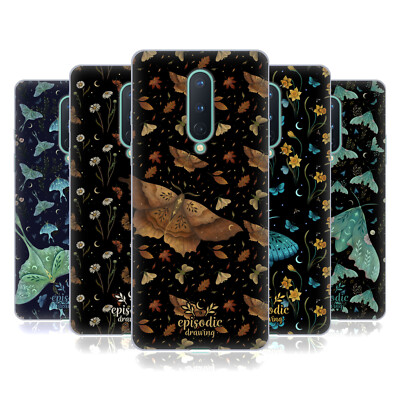 OFFICIAL EPISODIC DRAWING MOTH PATTERNS SOFT GEL CASE FOR GOOGLE ONEPLUS PHONES