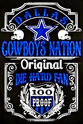Vintage 1984 DALLAS COWBOYS Silver 25th Season Sticker