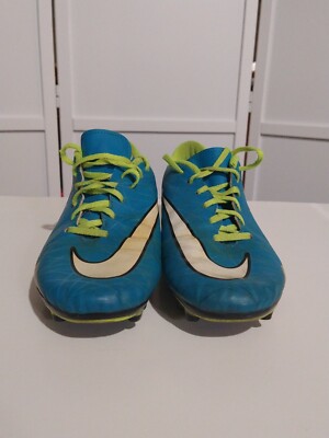 Nike HypervenomFG26.5cmサッカーシューズ イエロー/ブルー NIKE Hypervenom Phade II FG Women's Size 5 Blue Lagoon Soccer