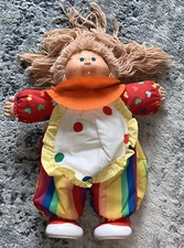 Vintage Cabbage Patch Kids Doll Circus Kids Rainbow Suit Ponytails Shoe "78