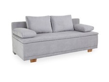 LIV'IN Verwandlungssofa LIVIN MALMÖ BHT 200x76x93 cm grau Schlafsofa
