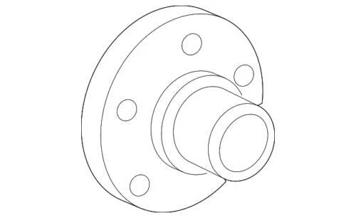 Genuine Ford Hub Assembly 3L2Z-1109-AA