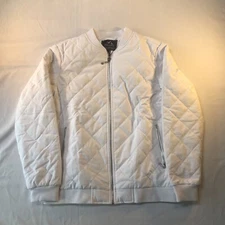 TACVASEN Women's Diamond Quilted Jacket Lightweight Casual Bomber Jacket Size M