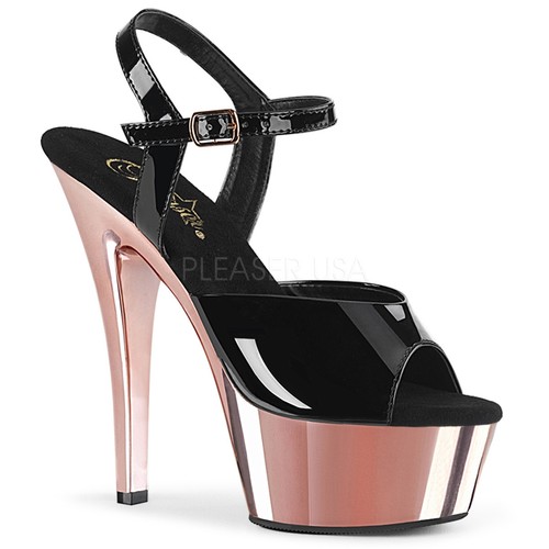 Black Pink Rose Gold Platform Stripper High Heels Mens Drag Queen Womans  Shoes | eBay