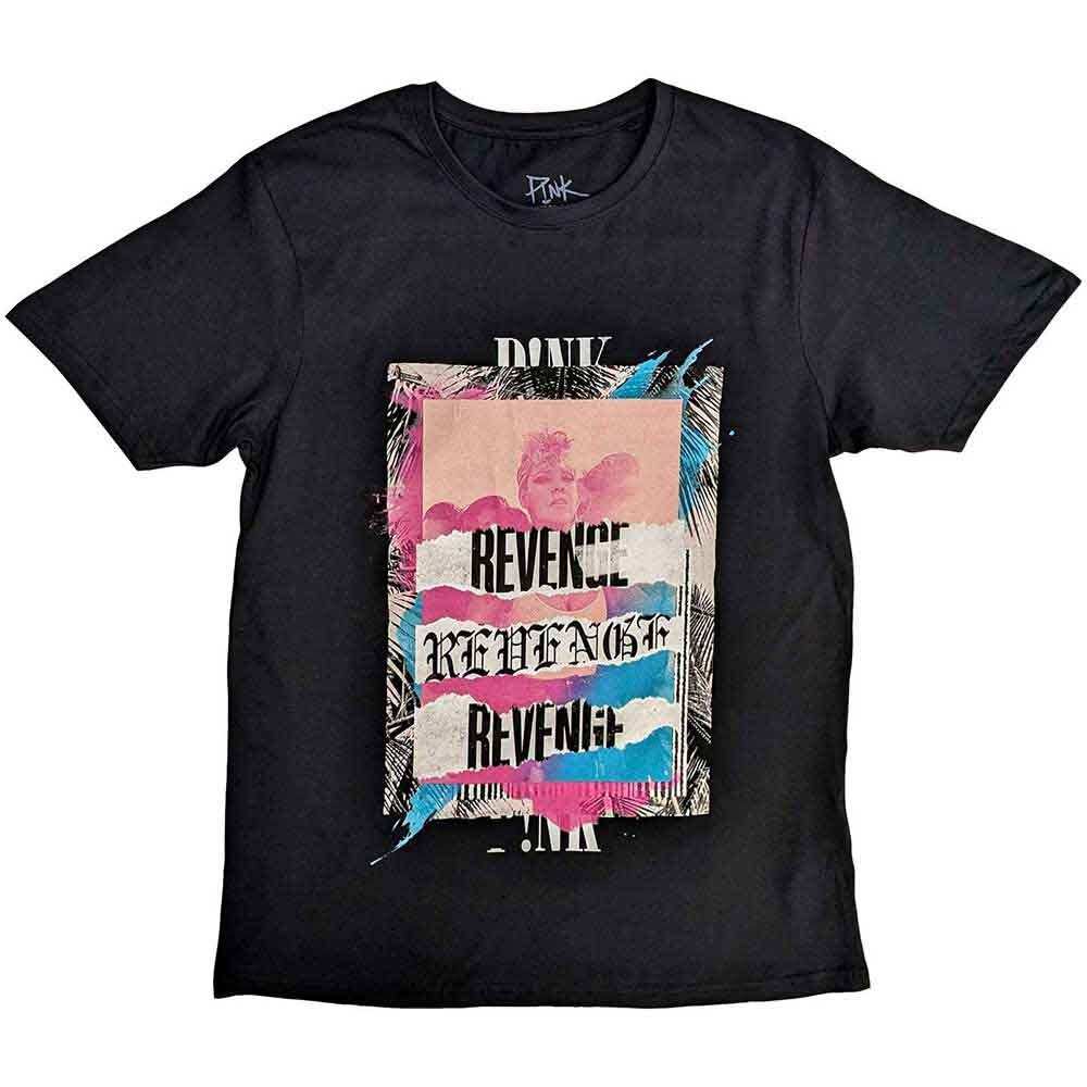 Pink - tshirt - Unisex - Medium - Short Sleeves - A500z