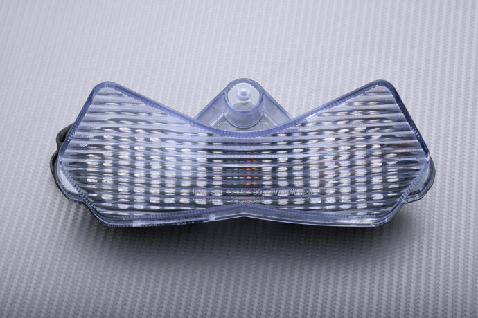 Feu arrière LED clair pour Kawasaki Z1000 2003-2006 avec clignotants intégrés