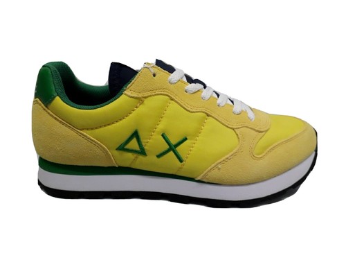 SUN68 scarpe sneakers uomo - TOM SOLID NYLON- Z30101-2388- GIALLO/VERDE  PRATO | eBay