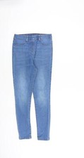 NEXT Girls Blue Cotton Blend Jegging Jeans Size 11 Years L24