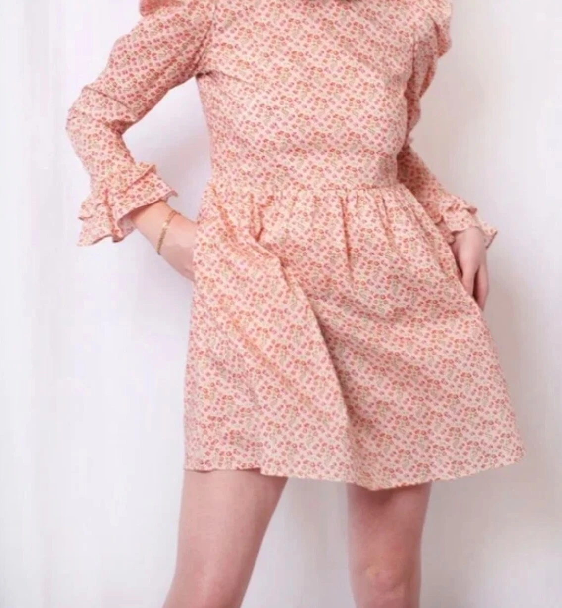 UNDERCOVER Batsheva vs Liberty mini abito prateria floreale 10