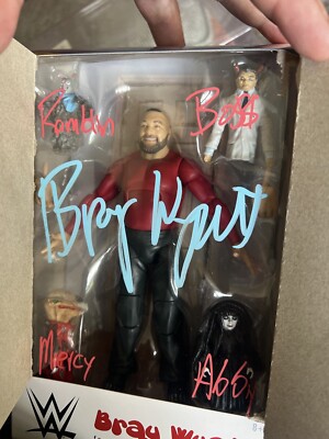 Bray Wyatt signierte Firefly Fun House Figur. Unterweltler. WWE. JSA Authenticated *RAR*