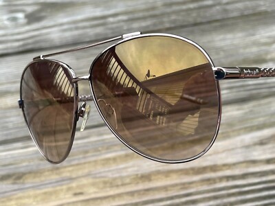 Just Cavalli Women Sunglasses Gold Tone Metal Frame Ladies 