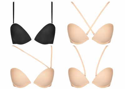 wonderbra ultimate silhouette multiway strapless bra in beige