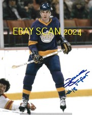 DAVE TAYLOR In ACTION Auto SIGNED 8x10 LA KINGS GREAT Triple CROWN LINE WoW