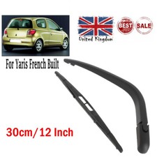 Rear Windscreen Wiper Arm & Blade Set For Toyota Yaris Mk1 Hatchback 1999-2006