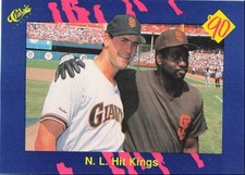 1990 Classic Blue Will Clark /Tony Gwynn San Francisco Giants/San Diego Padres
