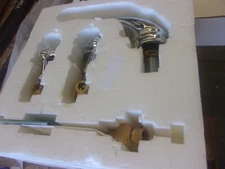 NOS SAYCO 9341 CHROME PLATED ROMAN TUB FAUCET 3/4" VALVES METAL HANDLES