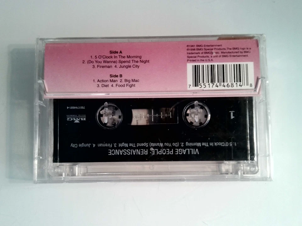 Village People Renaissance (Cassette) New Sealed Foto 2 de 2