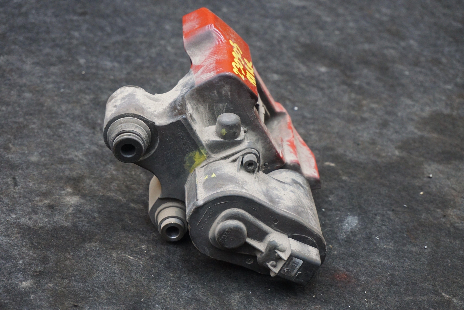 Rear Right Side Parking Brake Caliper Red Ad43-2k327-ba Aston Martin Rapide