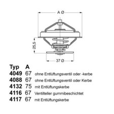 Thermostat Audi 90