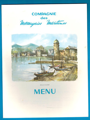 Menu paquebot France - Collection