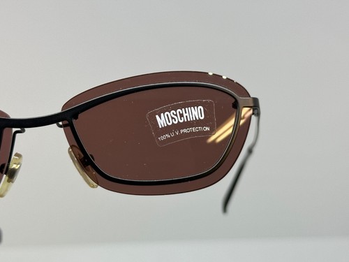 Vintage MOSCHINO Sunglasses M 3085-S 594/75 Gunmetal w/Magenta lens - Foto 8 di 13