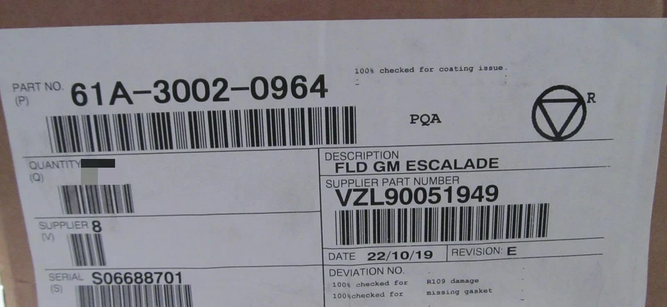 NEW EOM CADILLAC ESCALADE 2015-2017 LED HEADLIGHT CONTROL MODULE/ ECU L90051949 - Image 4 of 4