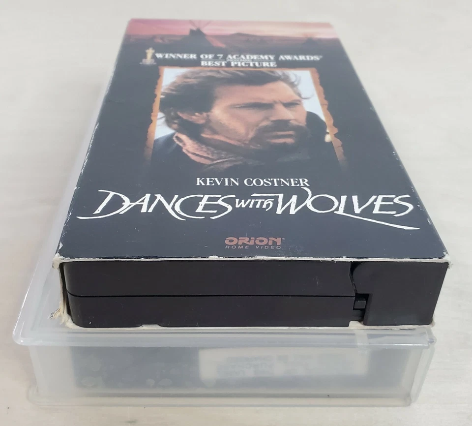 VHS Video Tapes Set Lot of 2 Kevin Costner Field of Dreams Dances With Wolves - Image 4 of 4