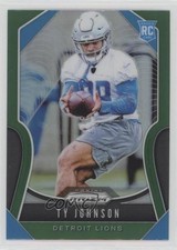 2019 Panini Prizm Rookies Green Prizm Ty Johnson #399 0c6