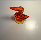 Vintage Viking Glass Epic Duck Figurine Persimmon Amberina — photo 4