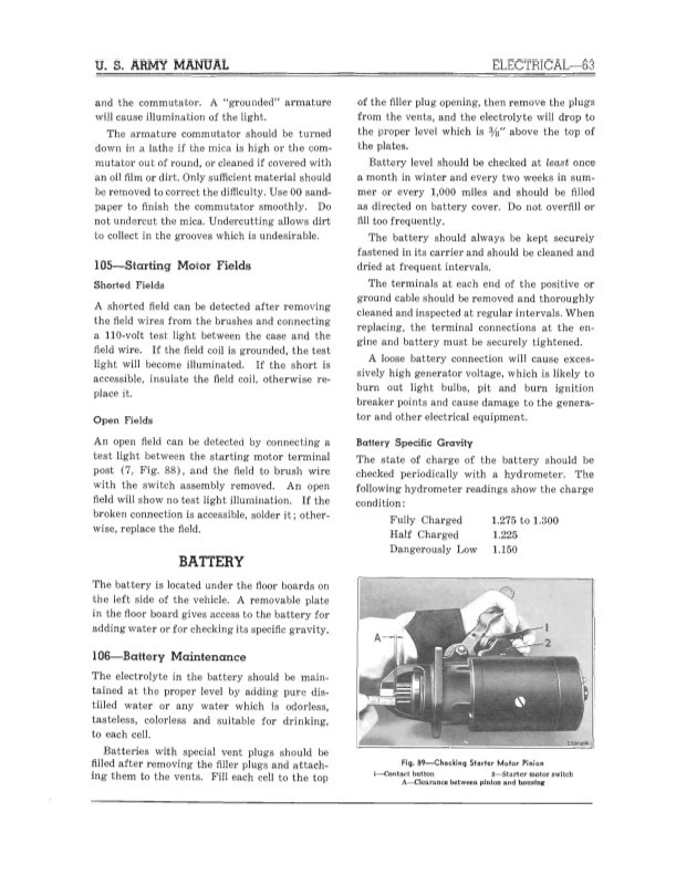 1941-1947 Dodge Militare Mezza Ton Camion Negozio Manuale Wc 36 37 38 39 2WD - Immagine 4 di 4