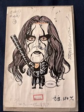 Original Artwork Of The Wrestler Sting by Paul Trevillion | eBay US