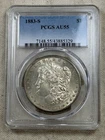 New Listing1883-S MORGAN SILVER DOLLAR PCGS AU55 Nice Key Date Coin Great AU Look