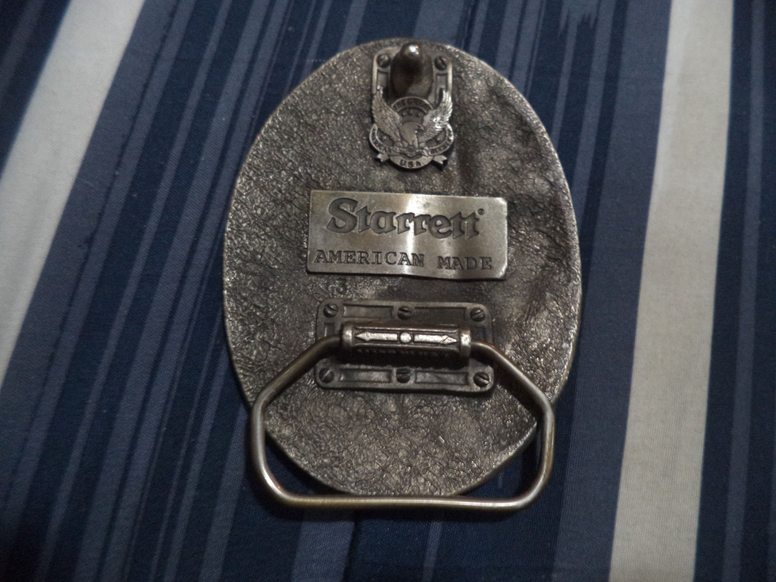 Starrett Made in the USA Brass Belt Buckle Great American Buckle Co. Eagle 🦅