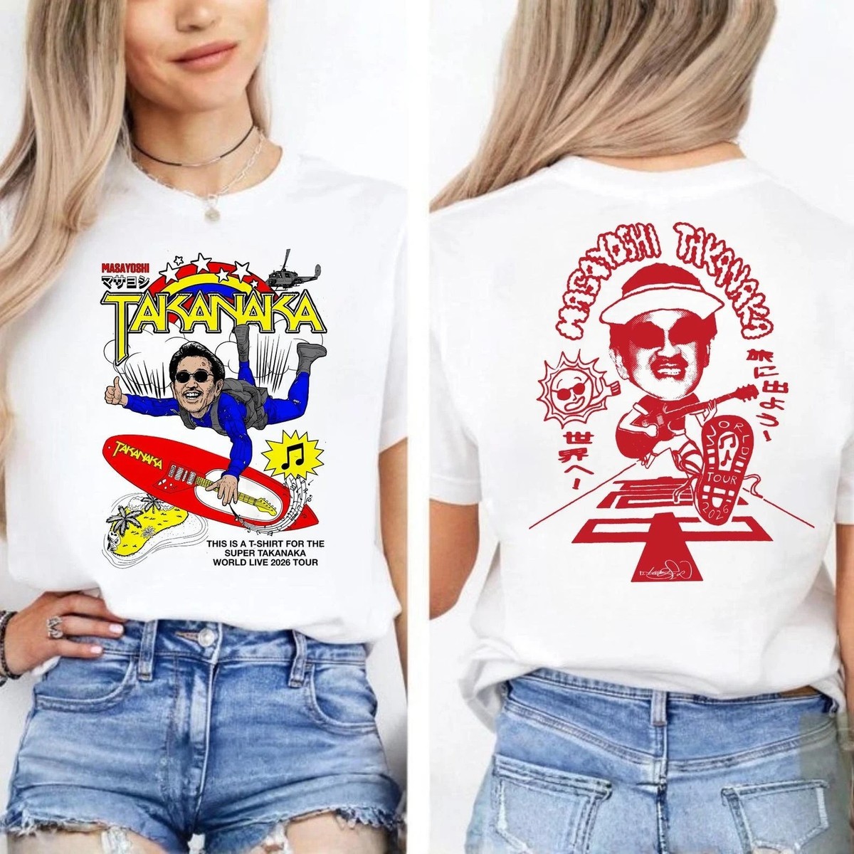 HOT - Masayoshi Takanaka Super Takanaka World Live 2026 Tour Shirt