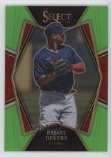 2022 Panini Select Premier Level Neon Green Prizm 3/99 Rafael Devers #163 0ud4