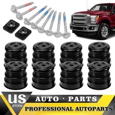 Silicone Body Mount Bushings Bolt Kit For Ford F250 F350 08-16 Crew Cab 2wd 4wd